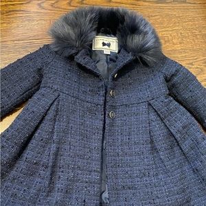 Janie and Jack navy blue jacket size 6-12 months